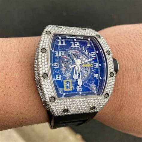 richard mille iced out song|iced out watch real.